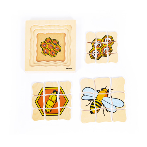 성장겹퍼즐-꿀벌